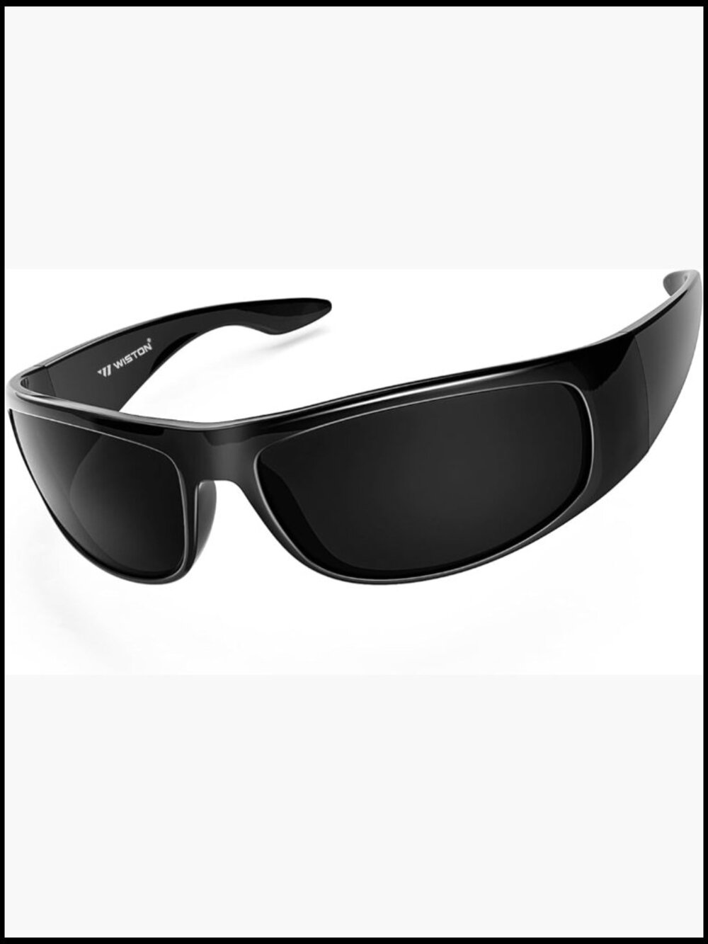 Wrap Around Sunglasses With Uv400 Protection For Sensitive Eyes